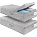 Multifunctional Quilt Clothes Towel Storage Box Large-Capacity Foldable Under-Bed Organizer Reusable Lid Square Storage Bag
